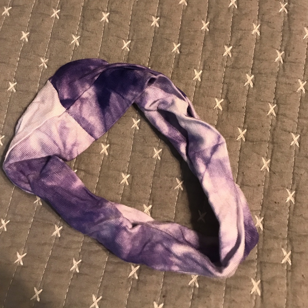 Purple Marbled Cloth Headband